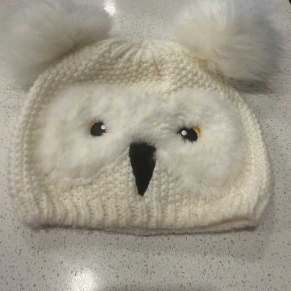 Harry Potter Hedwig Face knit Beanie kids - Picture 1 of 3